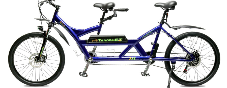 Side View Tandem EZ Model 2EZ bike